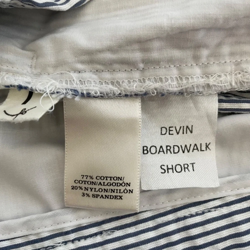 ANN TAYLOR Women’s Size 4 Devon Boardwalk Bermuda Shorts Pinstripe Searsucker